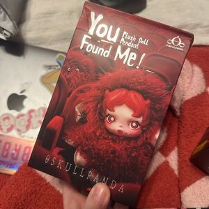 YOU FOUND ME Skullpanda Plush Doll Pendant- SANDMAN